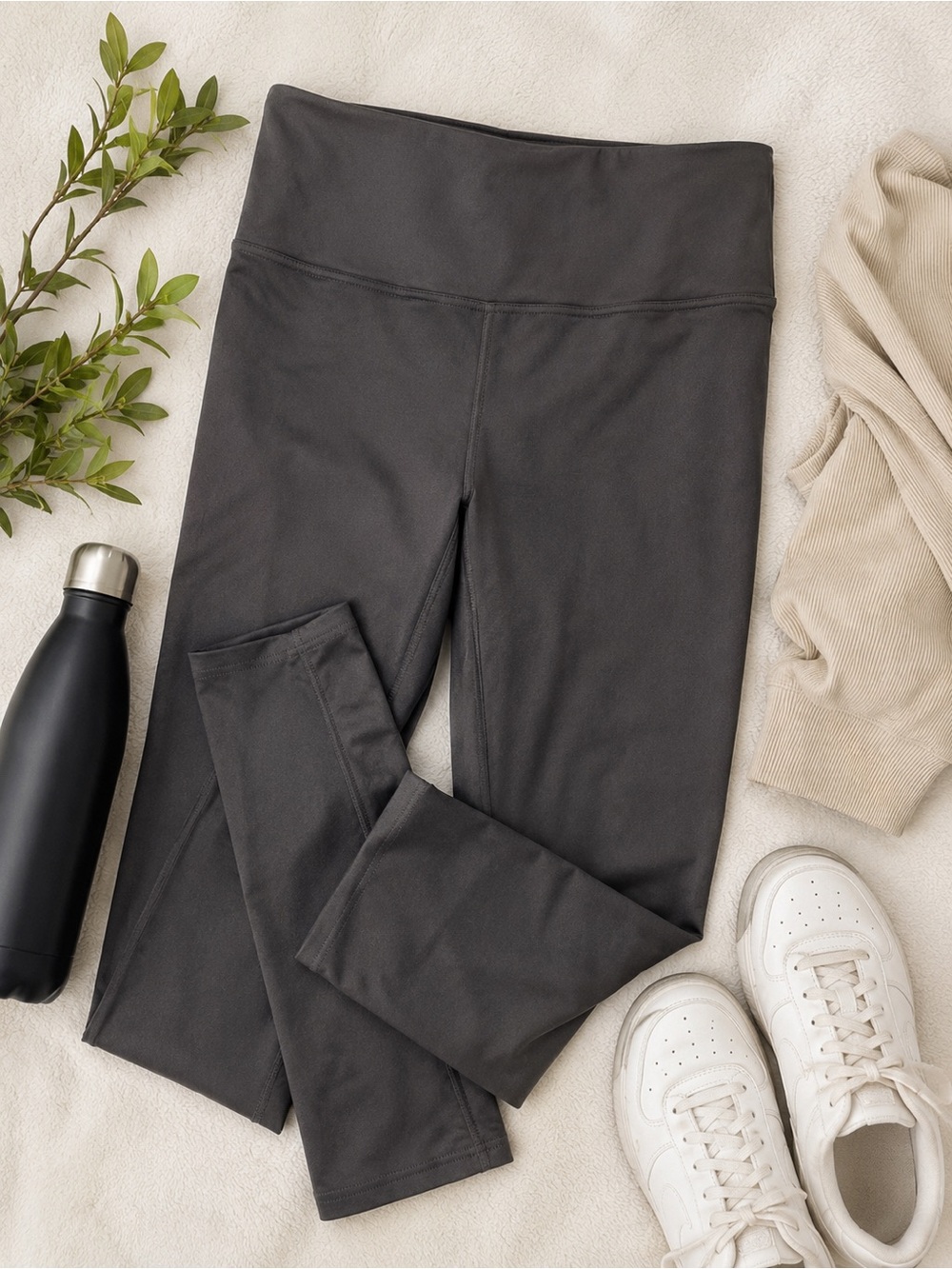 Seven7 Charcoal Gray High Rise Performance Leggings XL